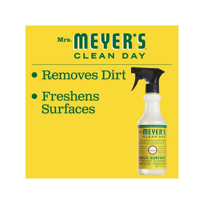 slide 4 of 6, Mrs. Meyer's Clean Day Honeysuckle Scent Multi-Surface Everyday Cleaner - 16 fl oz, 16 fl oz