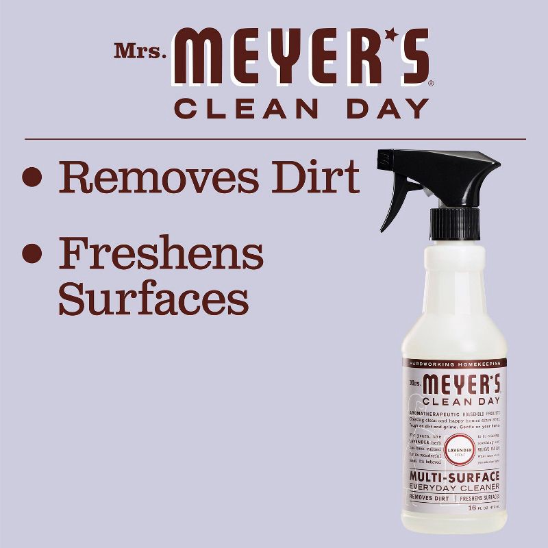 slide 4 of 7, Mrs. Meyer's Clean Day Lavender Multi-Surface Everyday Cleaner - 16 fl oz, 16 fl oz