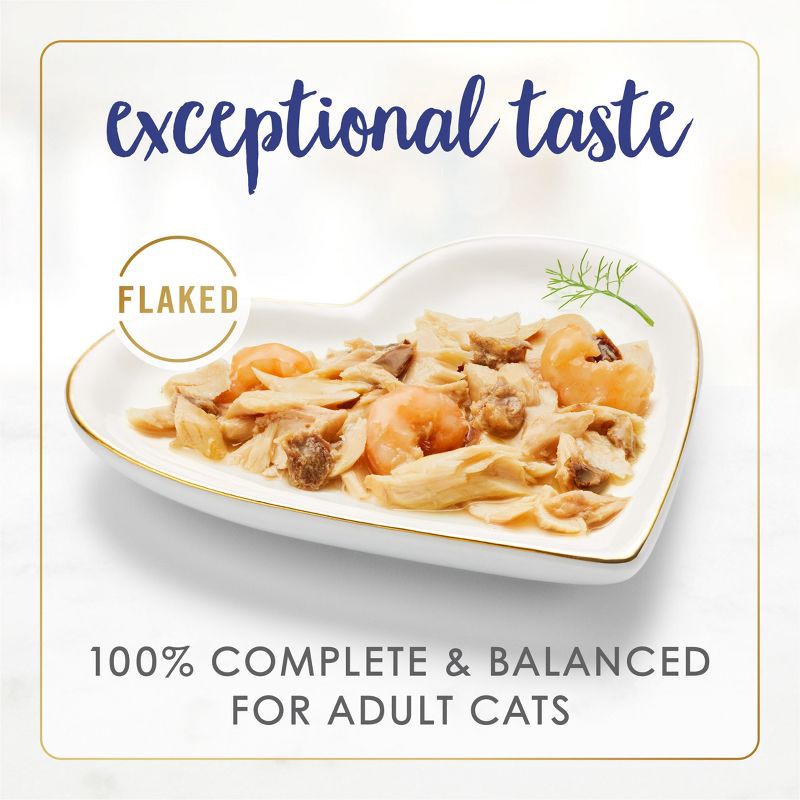 slide 3 of 9, Purina Fancy Feast Flaked Gourmet Wet Cat Food Fish & Shrimp Feast - 3oz, 3 oz