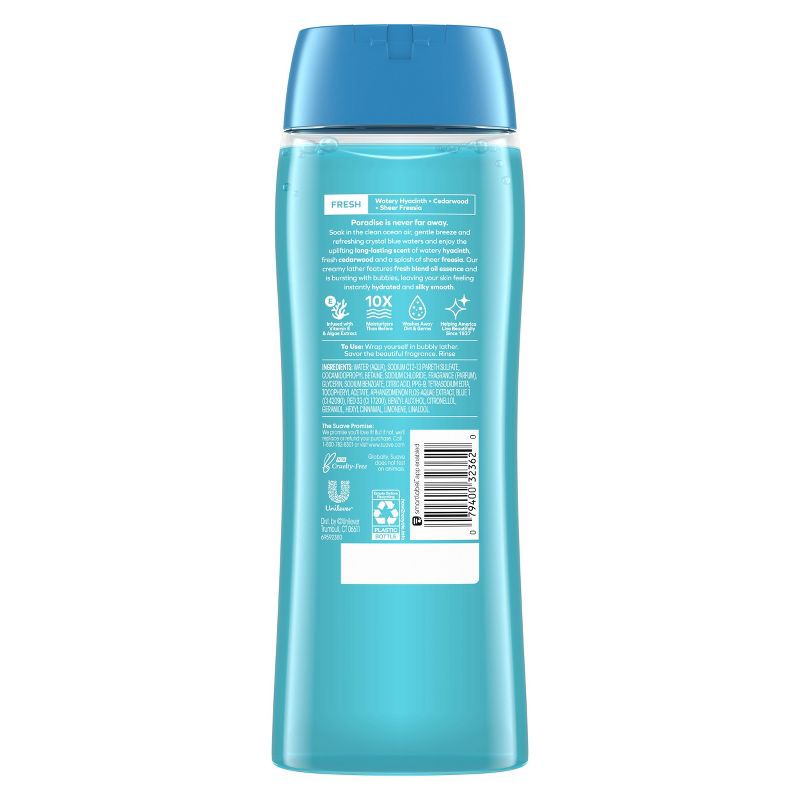 slide 3 of 6, Suave Essentials Ocean Breeze Refreshing Body Wash Soap for All Skin Types - 18 fl oz, 18 fl oz