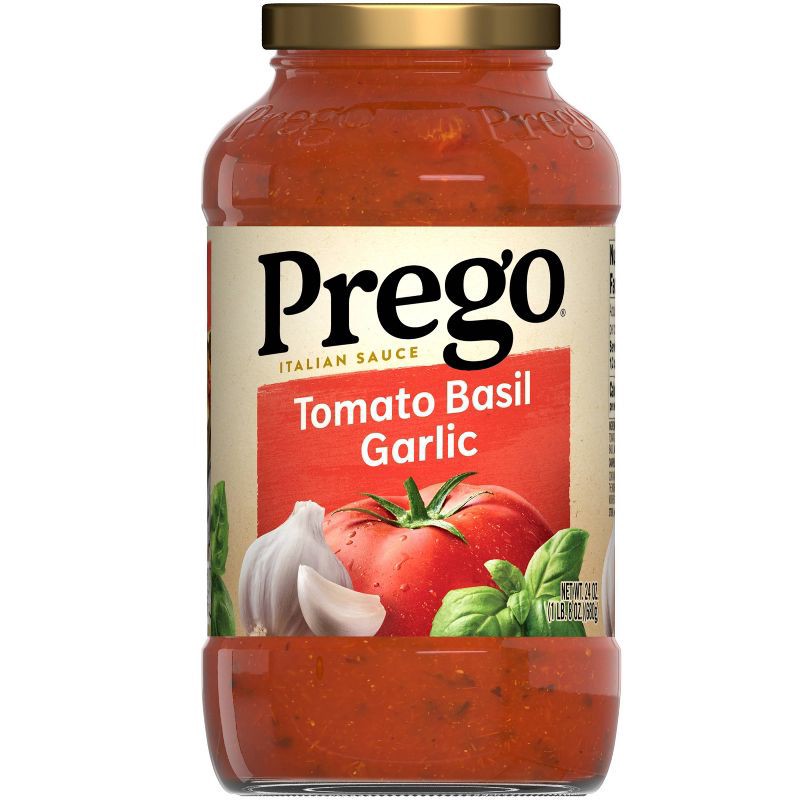 slide 1 of 10, Prego Pasta Sauce Italian Tomato Sauce with Basil & Garlic - 24oz, 24 oz