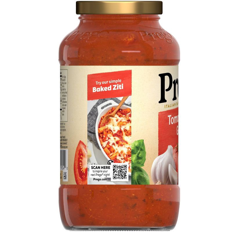 slide 10 of 10, Prego Pasta Sauce Italian Tomato Sauce with Basil & Garlic - 24oz, 24 oz