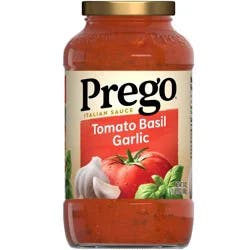Prego Pasta Sauce Italian Tomato Sauce with Basil & Garlic - 24oz