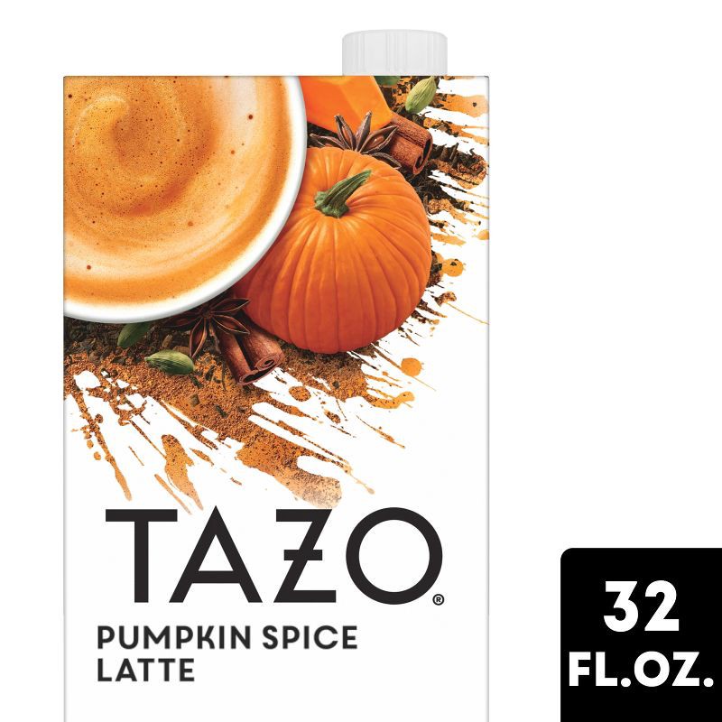 slide 1 of 11, Tazo Chai Pumpkin Spice Latte Tea Concentrate - 32 fl oz, 32 fl oz