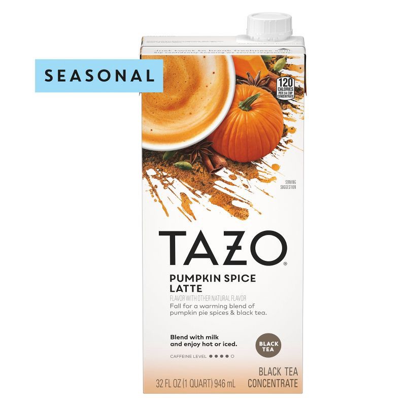 slide 5 of 11, Tazo Chai Pumpkin Spice Latte Tea Concentrate - 32 fl oz, 32 fl oz