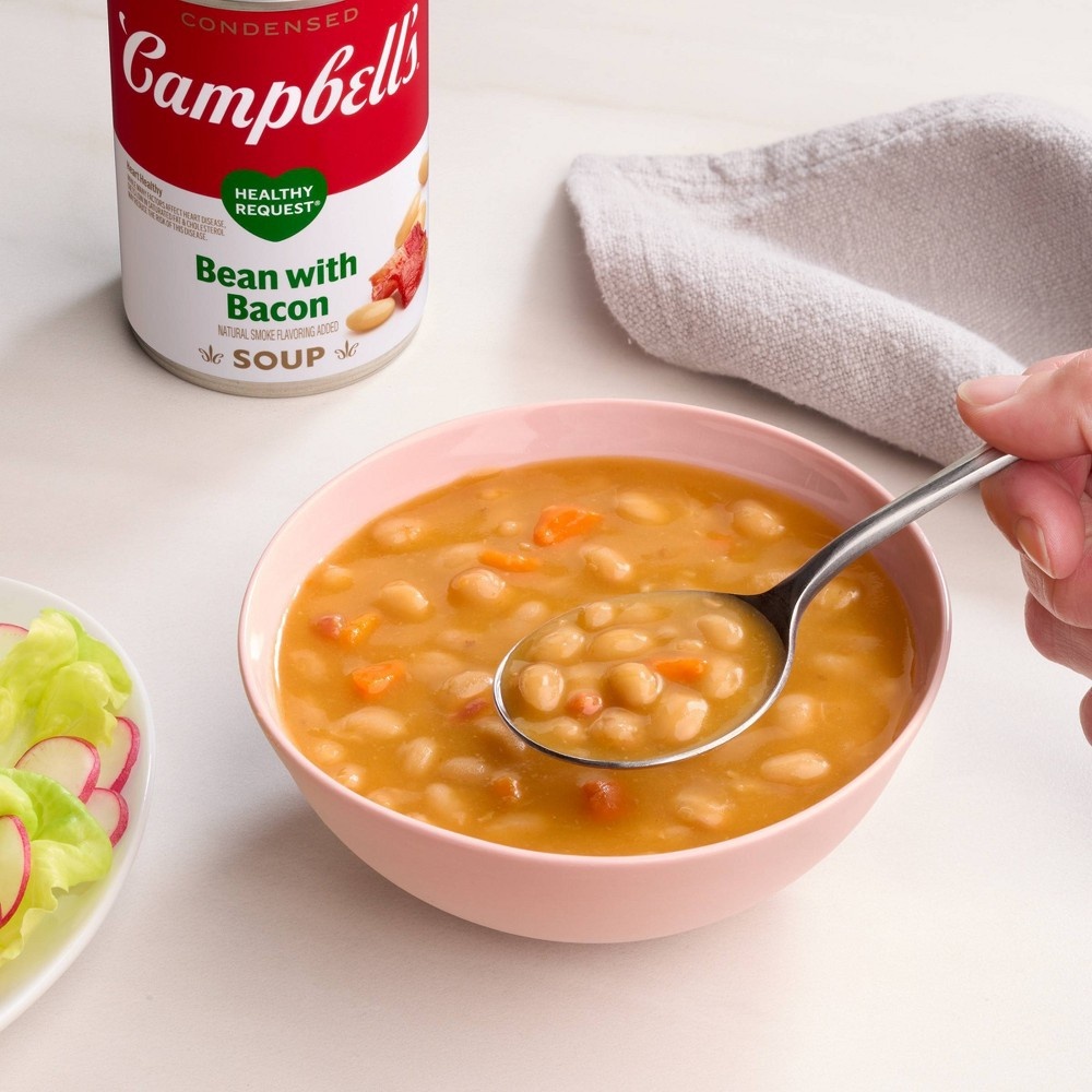 slide 2 of 7, Campbell's Condensed Healthy Request Bean with Bacon Soup, 11.5 oz