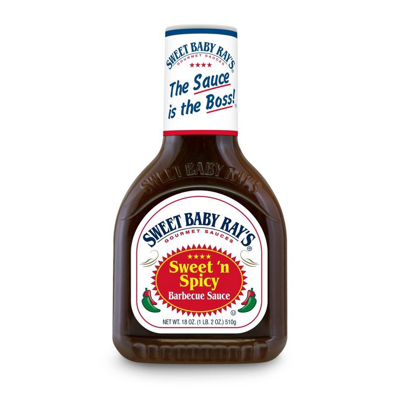 slide 1 of 3, Sweet Baby Ray's Sweet 'n Spicy Barbecue Sauce - 18oz, 18 oz