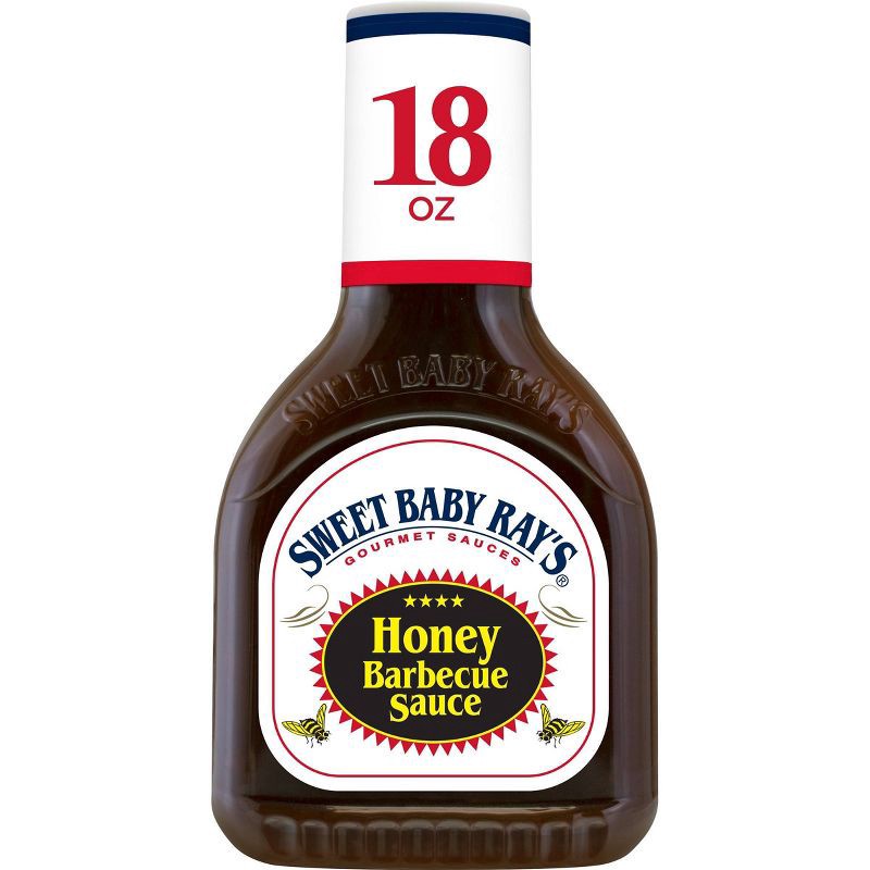 slide 1 of 9, Sweet Baby Ray's Honey Barbecue Sauce - 18oz, 18 oz