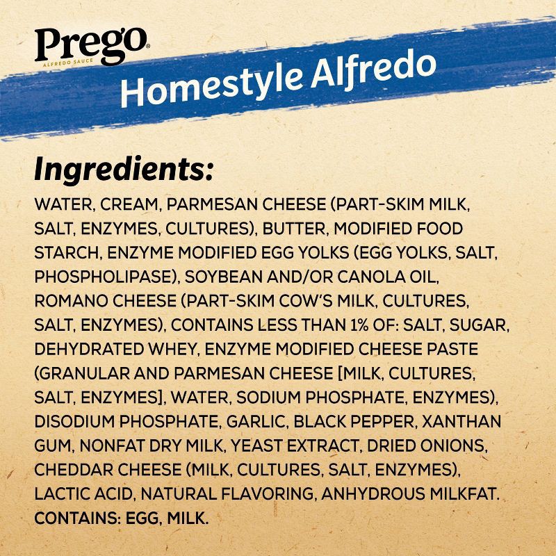 slide 6 of 10, Prego Pasta Sauce Homestyle Alfredo Sauce - 14.5oz, 14.5 oz