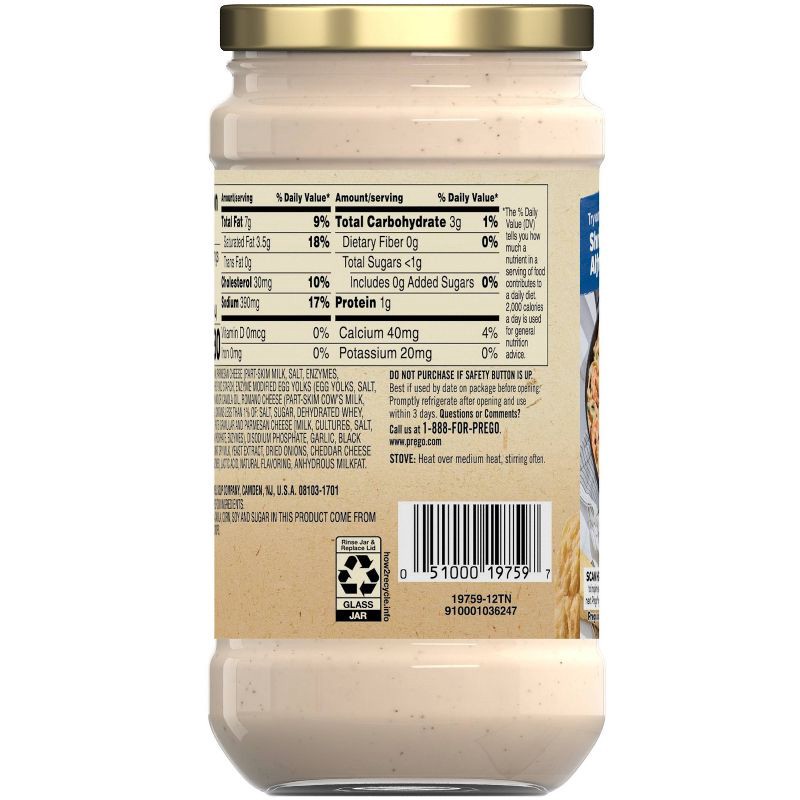 slide 9 of 10, Prego Pasta Sauce Homestyle Alfredo Sauce - 14.5oz, 14.5 oz