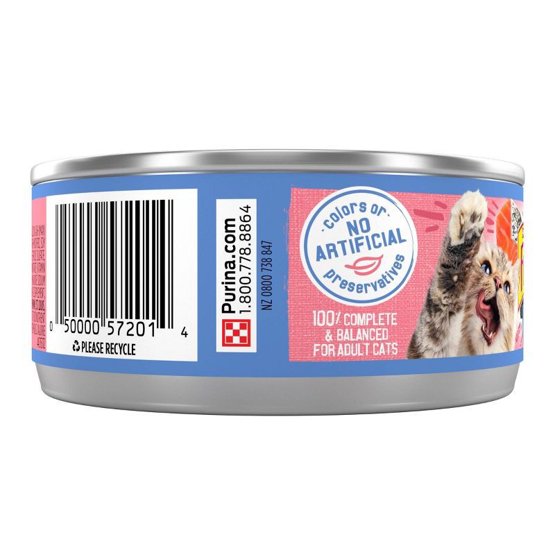 slide 4 of 5, Purina Friskies Shreds Wet Cat Food with Salmon In Sauce - 5.5oz, 5.5 oz