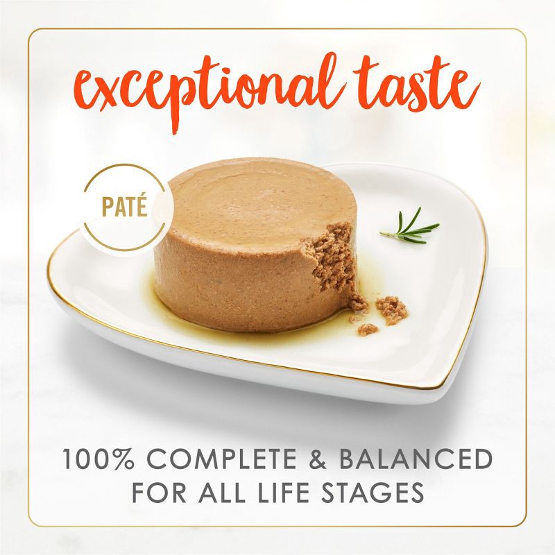 slide 3 of 9, Purina Fancy Feast Grain Free Classic Paté Fish, Seafood and Salmon Flavor Wet Cat Food - 3oz, 3 oz