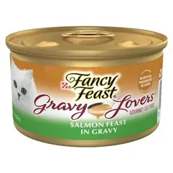Purina Fancy Feast Gravy Lovers Gourmet Wet Cat Food Salmon Feast In Fish Flavor Gravy - 3oz