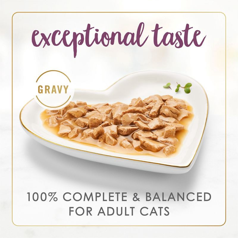 slide 3 of 9, Purina Fancy Feast Gravy Lovers Gourmet Wet Cat Food Chicken Feast In Grilled Chicken Flavor Gravy - 3oz, 3 oz