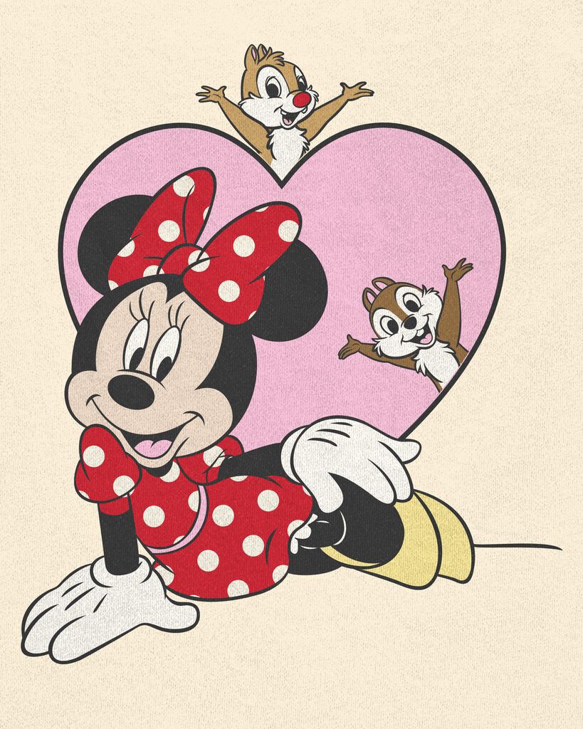 slide 2 of 3, Carter's Carters Toddler Minnie Mouse Tee Ivory 2T, 2T