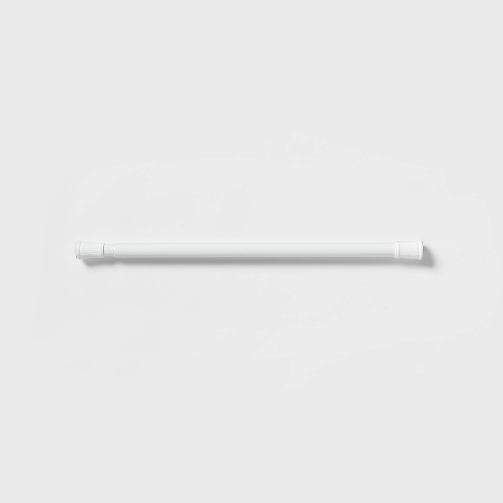 slide 1 of 4, Tension Rod Stall White - Room Essentials, 1 ct