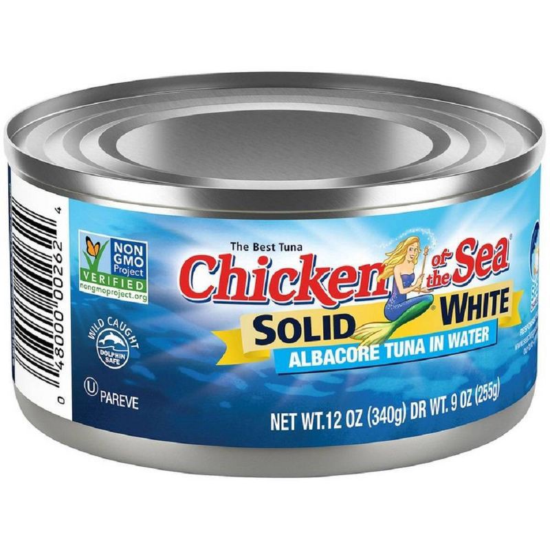 slide 3 of 5, Chicken of the Sea Solid White Albacore Tuna in Water - 12oz, 12 oz