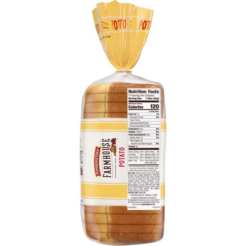 slide 6 of 8, Pepperidge Farm Farmhouse Potato Bread - 22oz, 22 oz