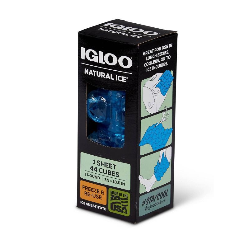slide 5 of 7, Igloo Natural Ice Sheet - 1lb, 1 lb