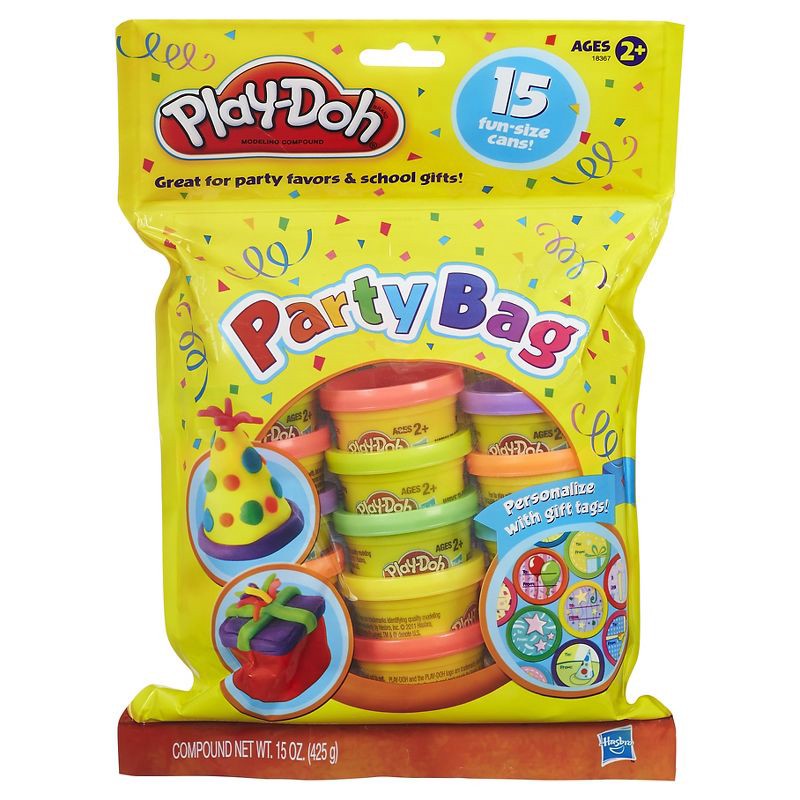 slide 1 of 3, Play-Doh Party Bag - 15pc, 15 ct