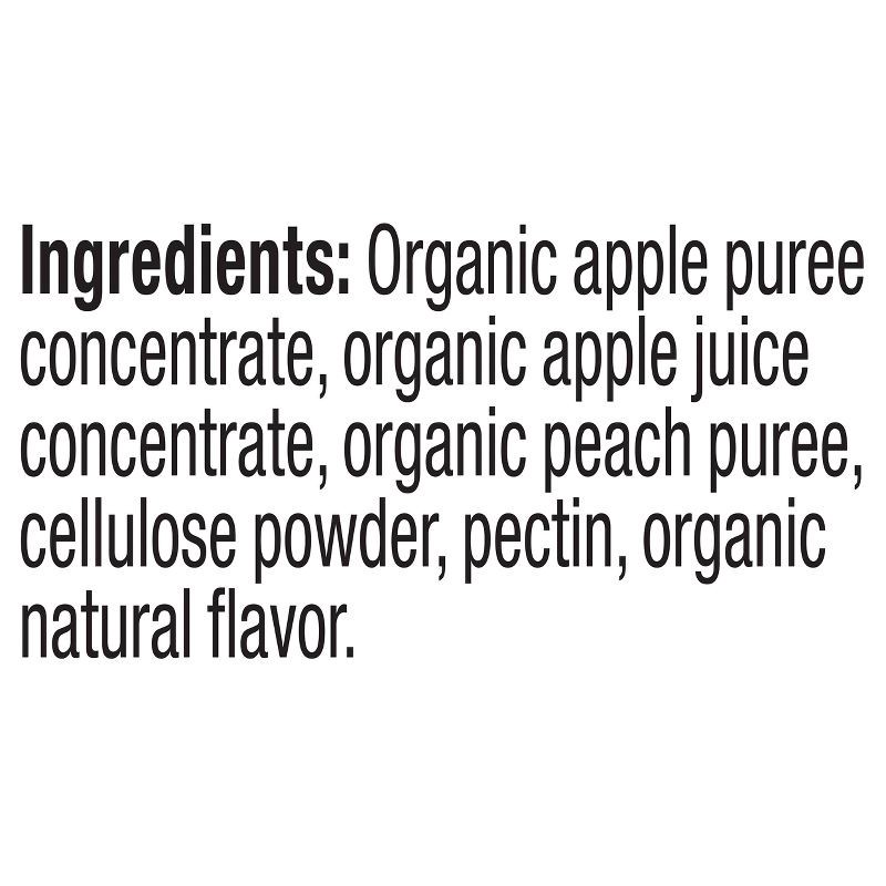 slide 4 of 11, Plum Organics Teensy Snacks Soft Fruit Snacks - Peach - 0.35oz/5ct, 0.35 oz, 5 ct