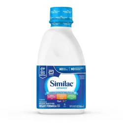 Similac Advance Ready to Feed Infant Formula - 32 fl oz: Brain, Growth, Immune System, Eye Support