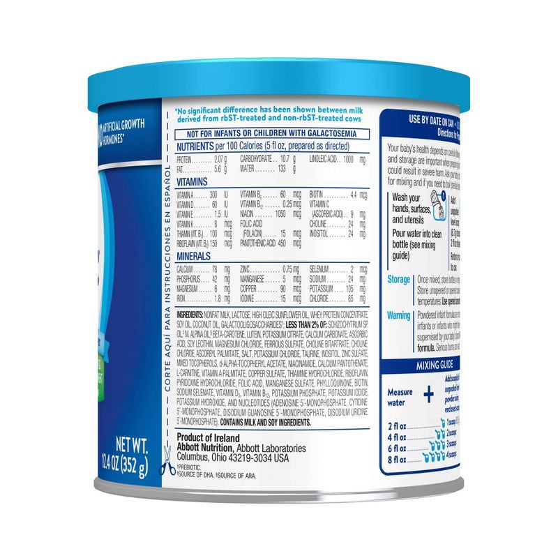 slide 2 of 9, Similac Advance Powder Infant Formula - 12.4oz, 12.4 oz