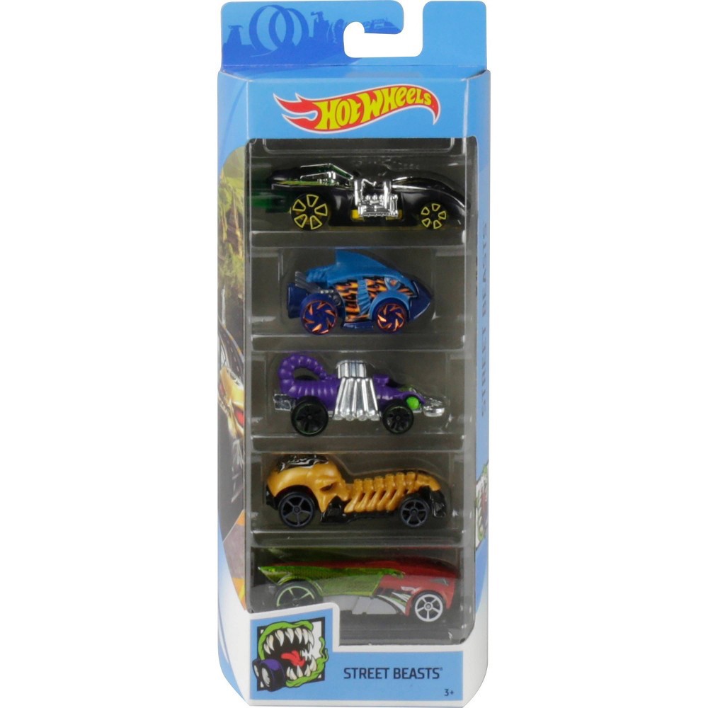 slide 2 of 4, Hot Wheels Diecast Cars - 5pk (Colors May Vary), 5 ct