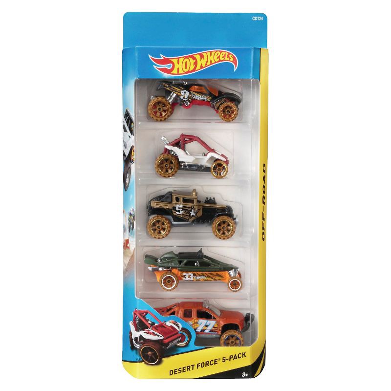 slide 6 of 9, Hot Wheels Diecast Cars - 5pk (Colors May Vary), 5 ct