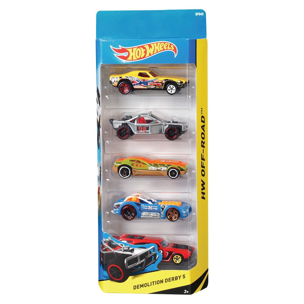 slide 9 of 9, Hot Wheels Diecast Cars - 5pk (Colors May Vary), 5 ct
