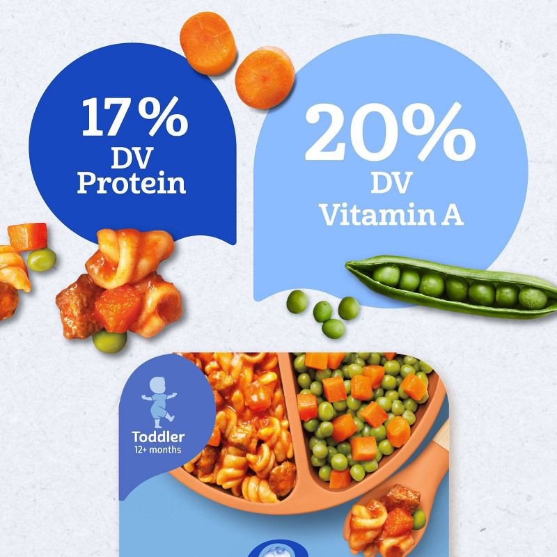 slide 3 of 8, Gerber Baby Food Spiral Pasta in Turkey Meat Sauce with Green and Yellow Beans Toddler Meals- 6.67oz, 6.67 oz