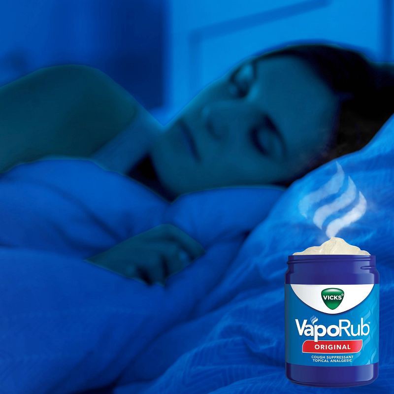 slide 5 of 11, Vicks VapoRub Cough Suppressant Topical Chest Rub & Analgesic Ointment - 3.53oz, 3.53 oz