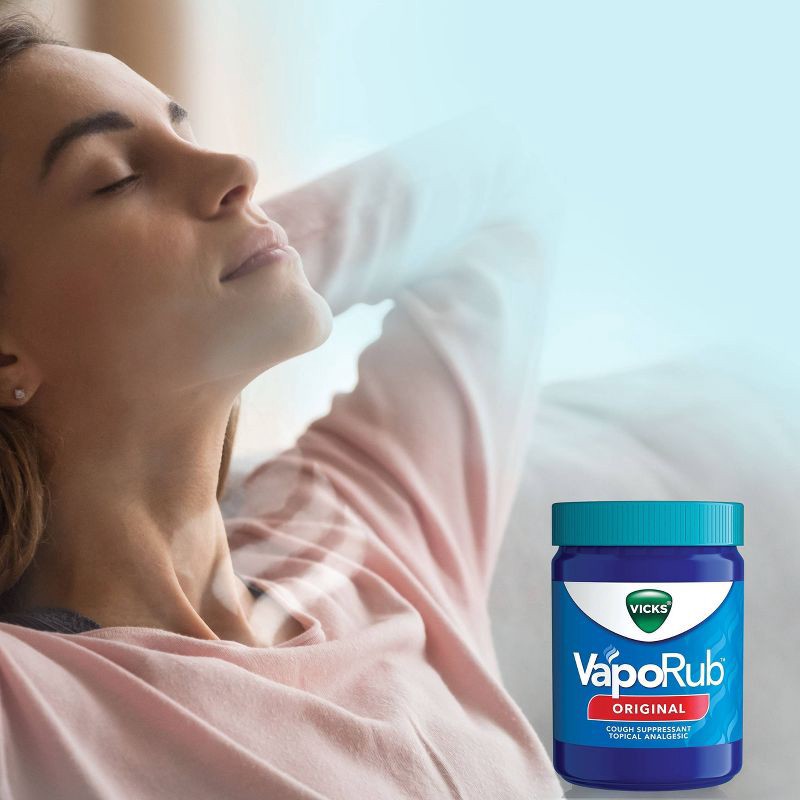 slide 6 of 11, Vicks VapoRub Cough Suppressant Topical Chest Rub & Analgesic Ointment - 3.53oz, 3.53 oz