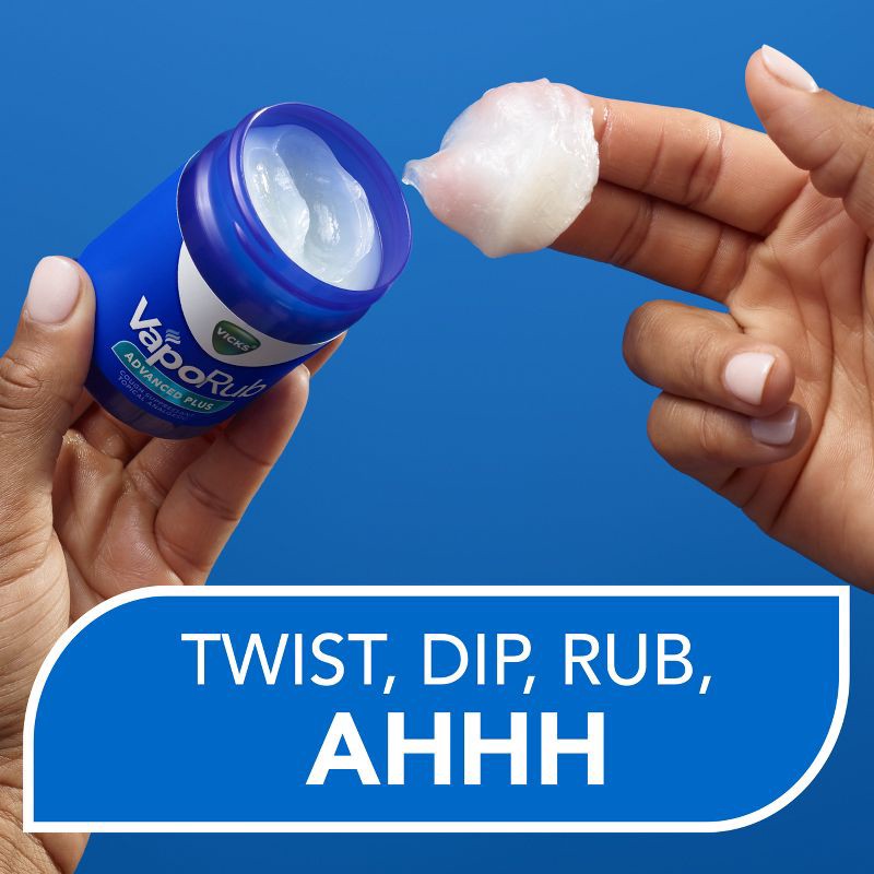 slide 6 of 8, Vicks VapoRub Cough Suppressant Topical Chest Rub & Analgesic Ointment - 3.53oz, 3.53 oz