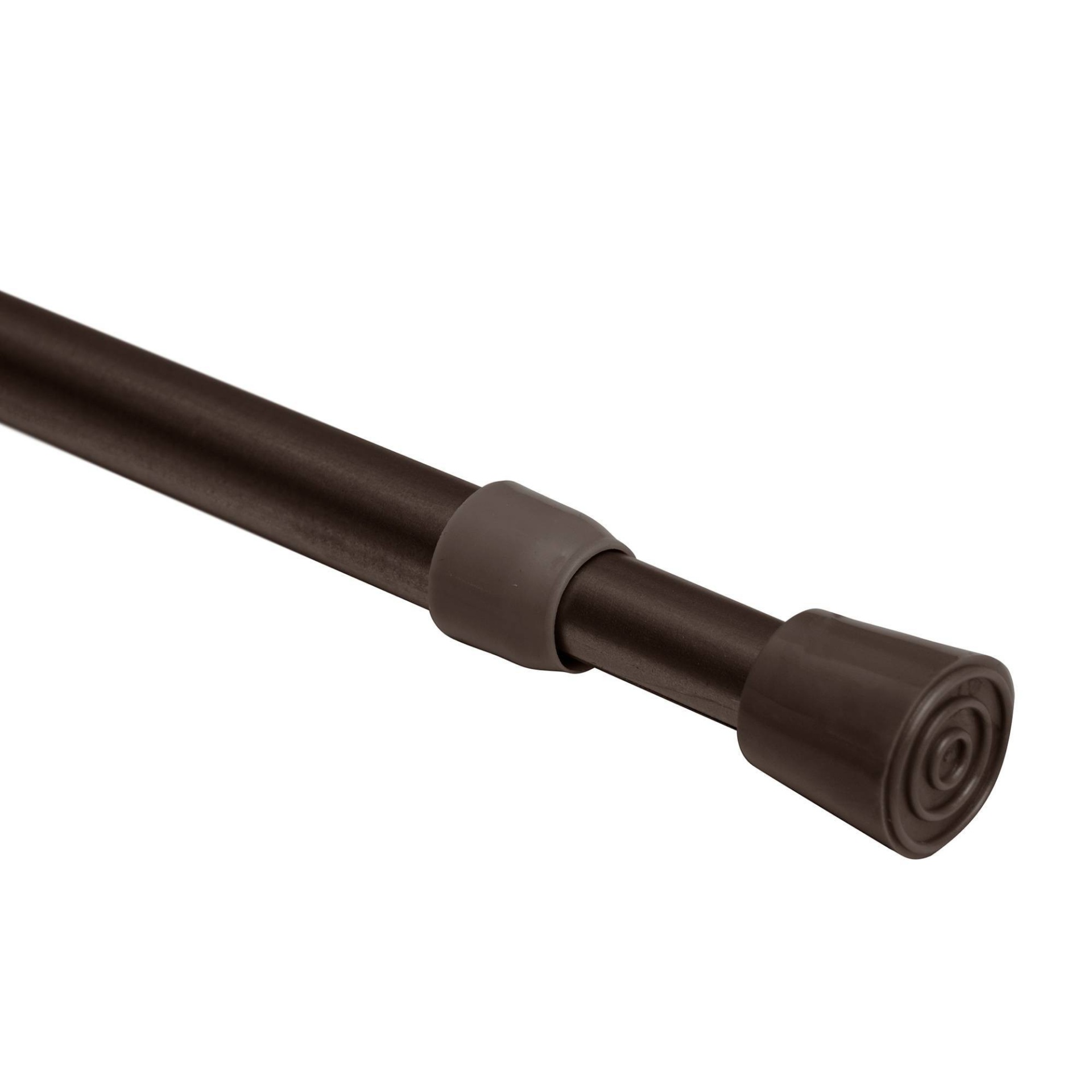 slide 1 of 3, 28"-48" Round Spring Tension Curtain Rod Bronze - Room Essentials, 1 ct