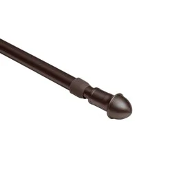 28"-48" Café Curtain Rod Bronze - Room Essentials™
