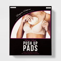 Fashion Forms Women's Water Wear Push-Up Pads - Nude B/C: Seamless Bra Accessories, Polyester & Cotton Blend