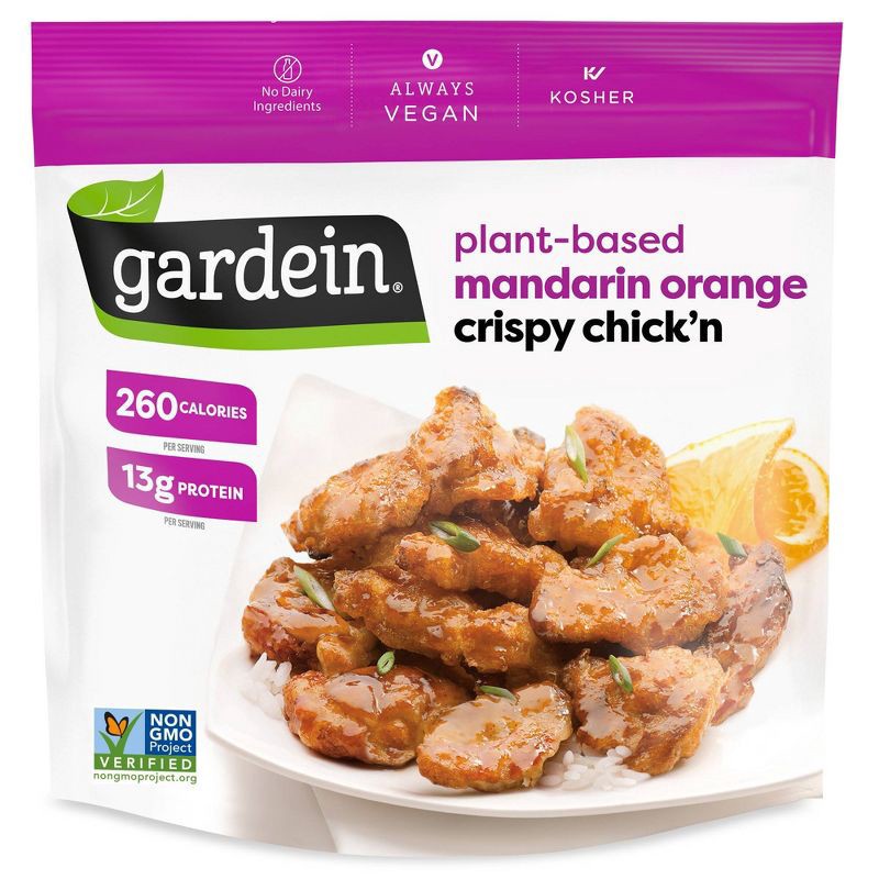 slide 1 of 5, Gardein Vegan Plant-Based Frozen Mandarin Orange Crispy Chick'n - 10.5oz, 10.5 oz