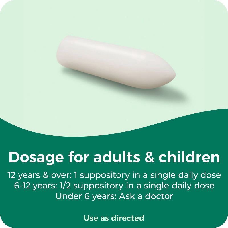 slide 9 of 10, Dulcolax Gentle and Predictable Fast Relief Laxative Suppositories - 8ct, 8 ct