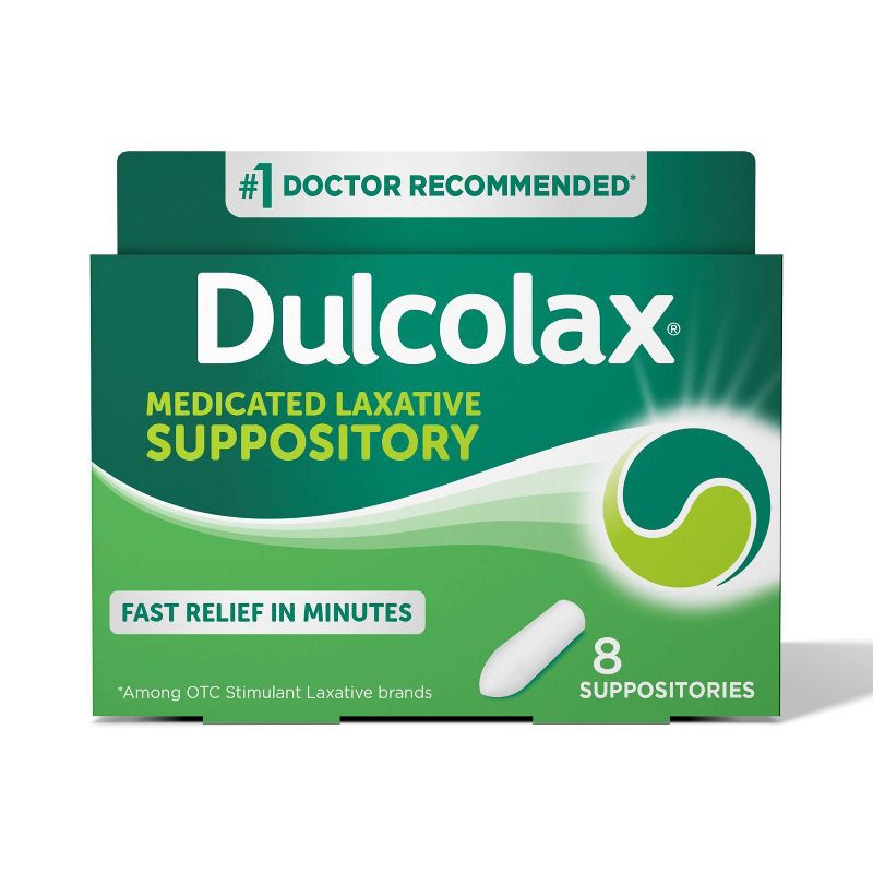 slide 1 of 10, Dulcolax Gentle and Predictable Fast Relief Laxative Suppositories - 8ct, 8 ct