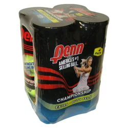 Penn Championship Extra Duty Tennis Balls - 4pk: Rubber Sports Equipment