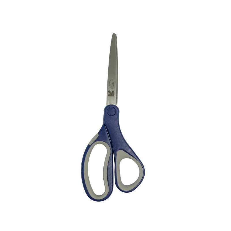 slide 4 of 5, 8" Home and Office Scissors - up&up™: Stainless Steel, Black, Adult School Scissors, Non-Powered Desk Tool, 1 ct
