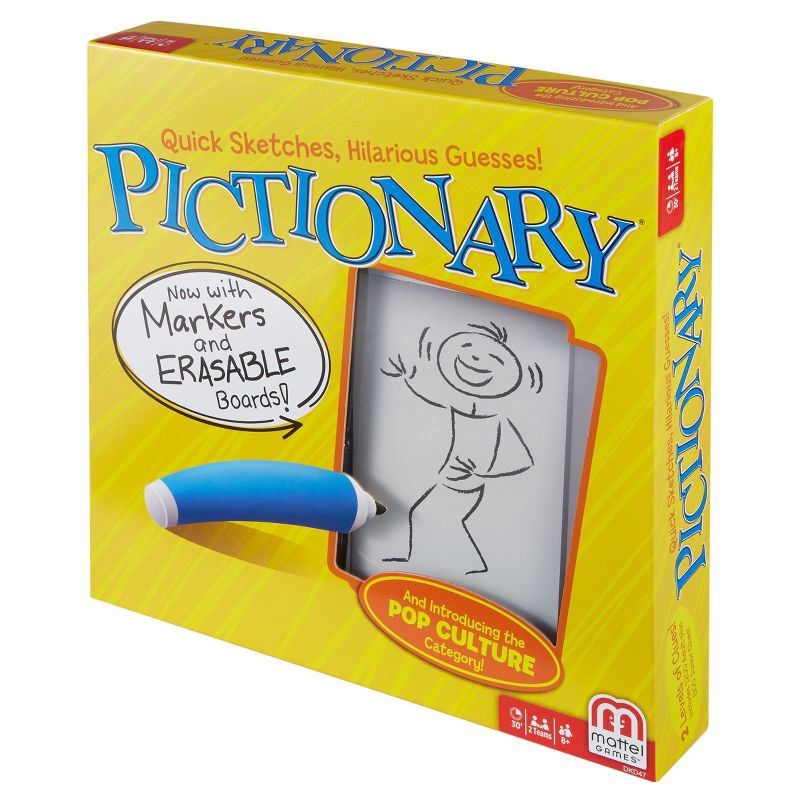 slide 7 of 7, Mattel Pictionary Board Game, 1 ct