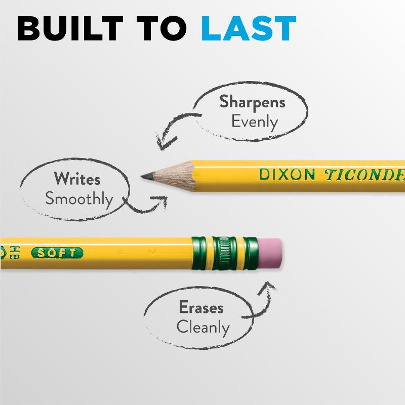 slide 3 of 7, Ticonderoga 30ct Pencil Yellow, 30 ct