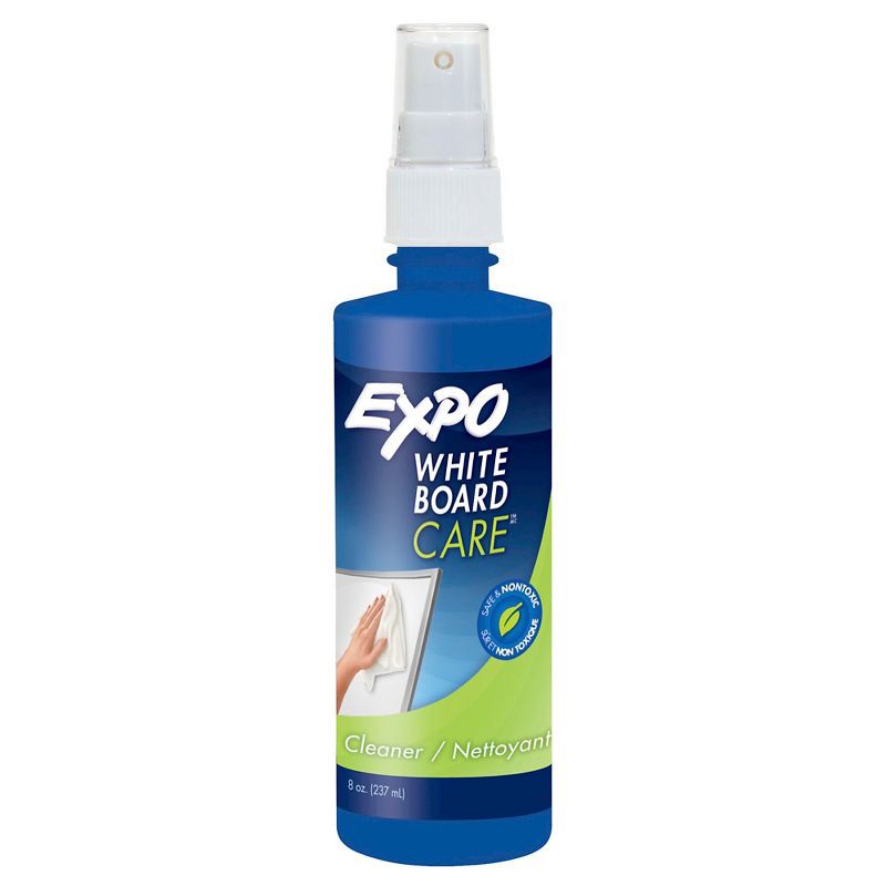 slide 1 of 5, Expo White Board Care 8oz Dry Erase Board Cleaner: Clear Presentation Board Cleaning Fluid, Expo Spray, 8 oz