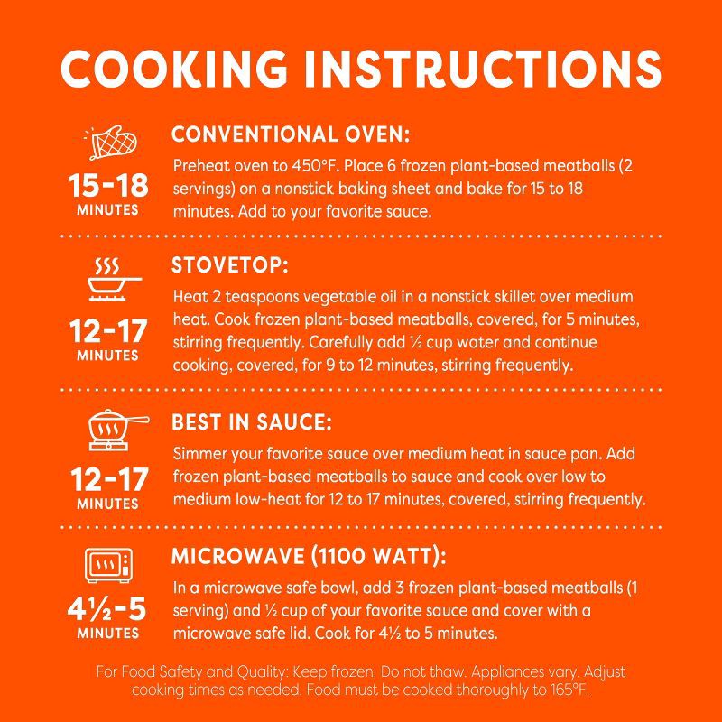 slide 5 of 5, Gardein Plant-Based Frozen Meatballs - 12.7oz, 12.7 oz