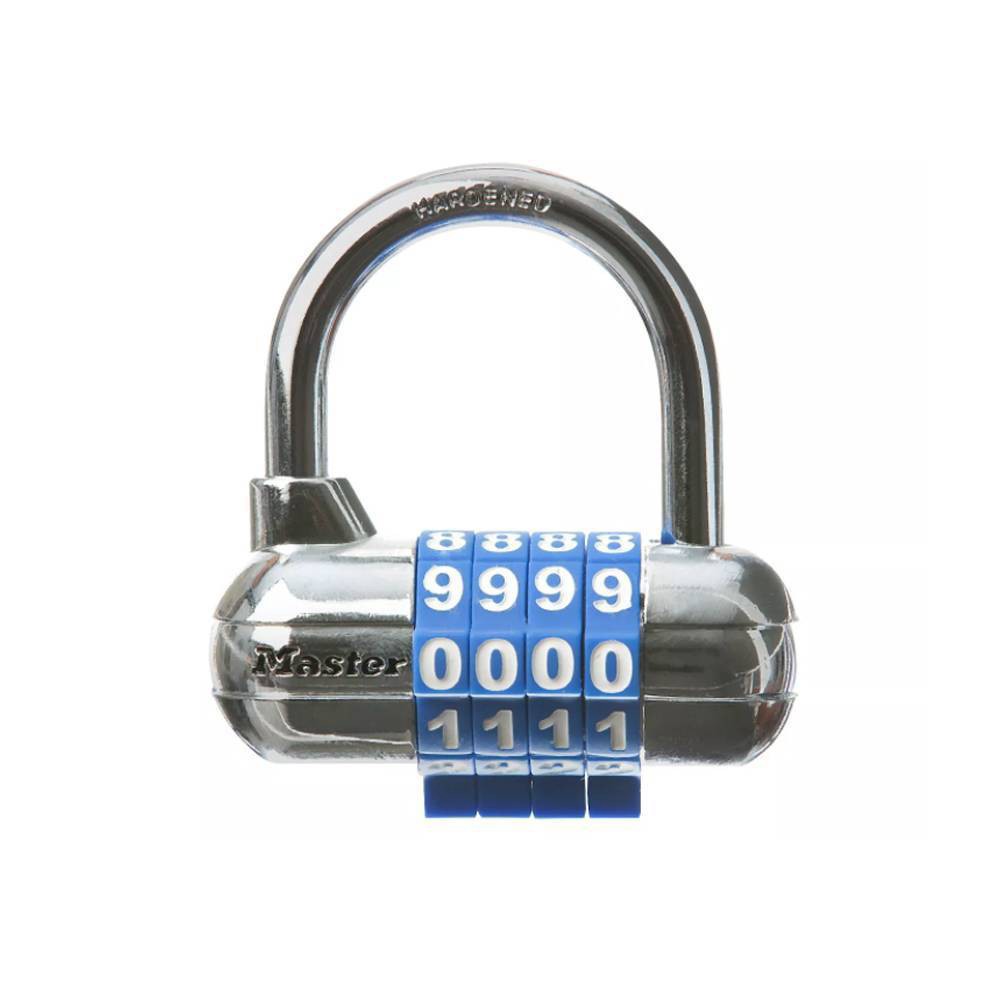 Master Lock Metal 64 mm (2-1/2 in) Resettable Combination Lock, 21 mm  (13/16 in) shackle