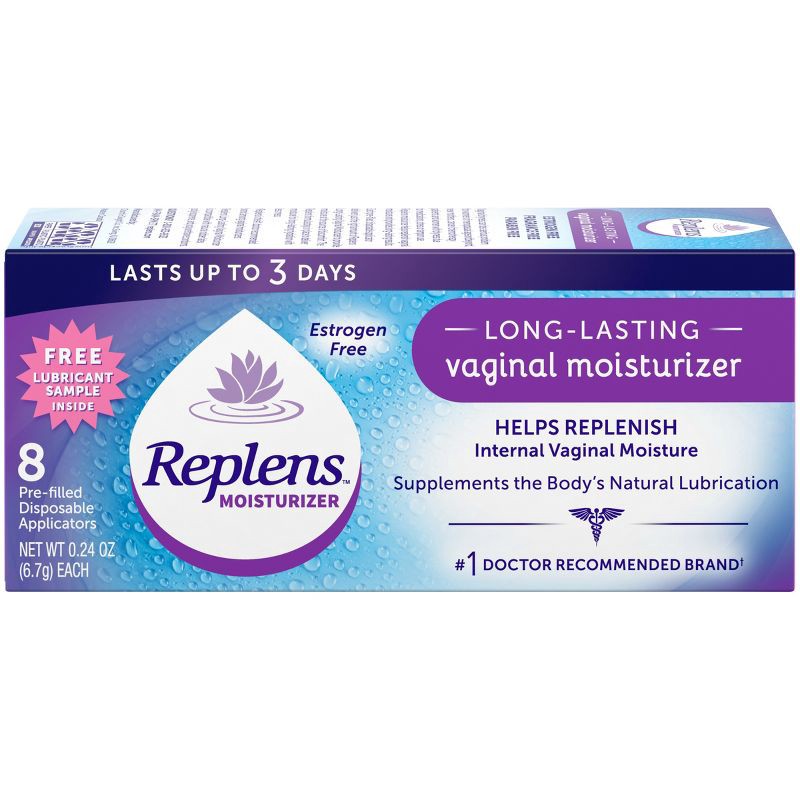 slide 2 of 8, Replens Long Lasting Vaginal Moisturizer - 8 Applicators/1.92oz, 1.92 oz