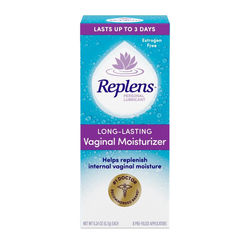 slide 1 of 8, Replens Long Lasting Vaginal Moisturizer - 8 Applicators/1.92oz, 1.92 oz