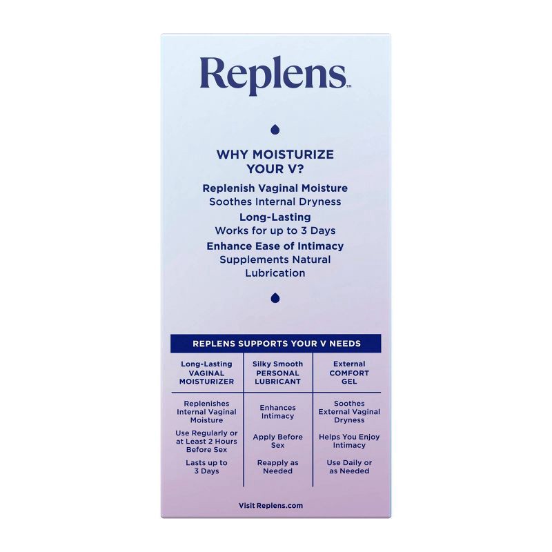 slide 10 of 11, Replens Long Lasting Vaginal Moisturizer - 8 Applicators/.24oz, .24 oz